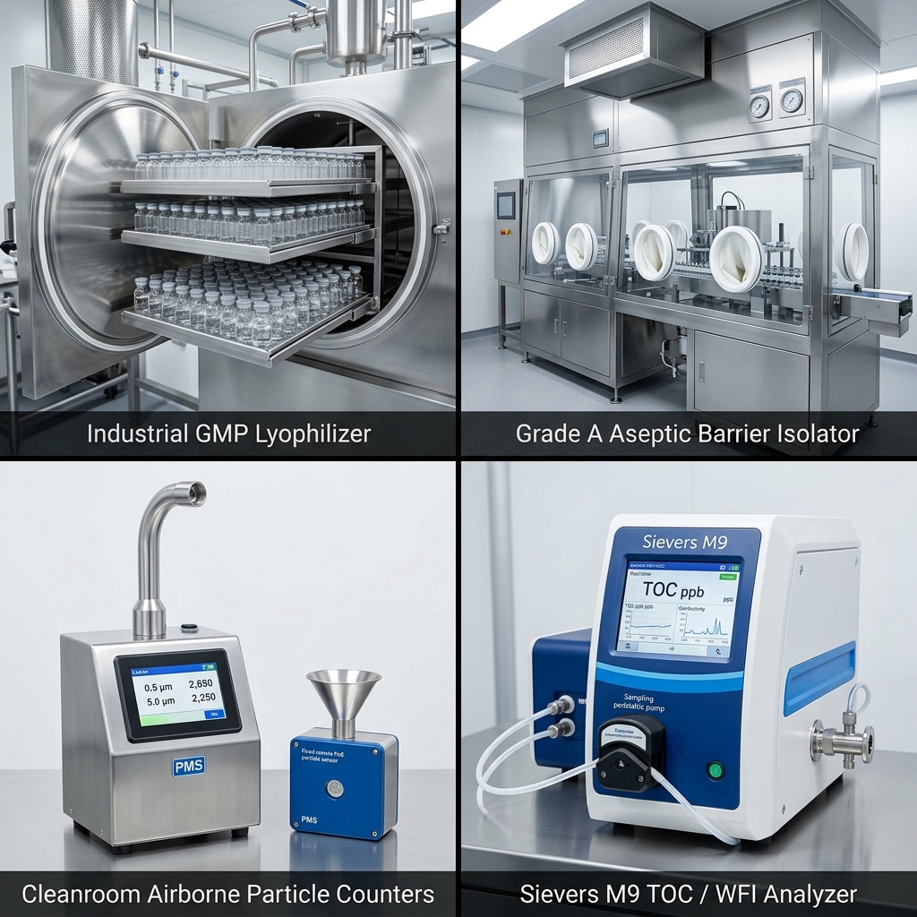 GMP Freeze Dryers, SKAN Isolators, Particle Counters & WFI TOC