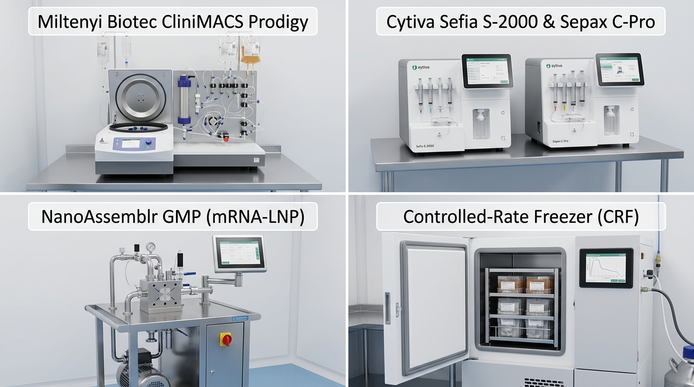 Autologous Cell Processing, LNP Skids & Cryo Freezers