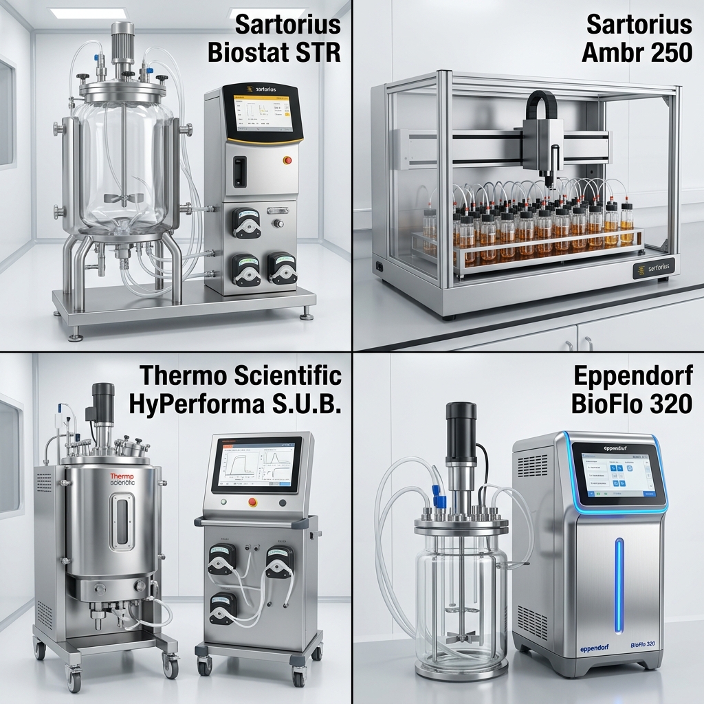 Sartorius Biostat® STR / Ambr®, Thermo S.U.B. & Eppendorf